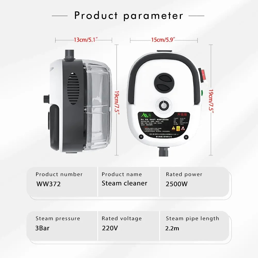 SteamPower High Pressure Steam Cleaner | Powerful steam cleaner for deep cleaning and hygiene