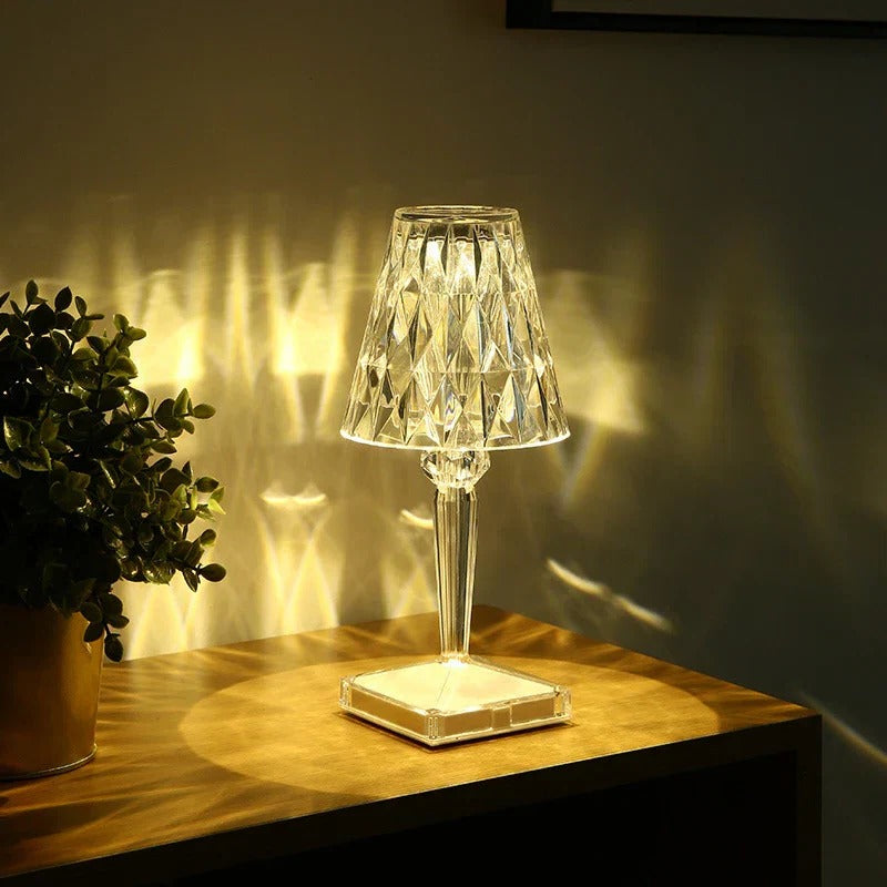 Crystal Wireless LED Lamp