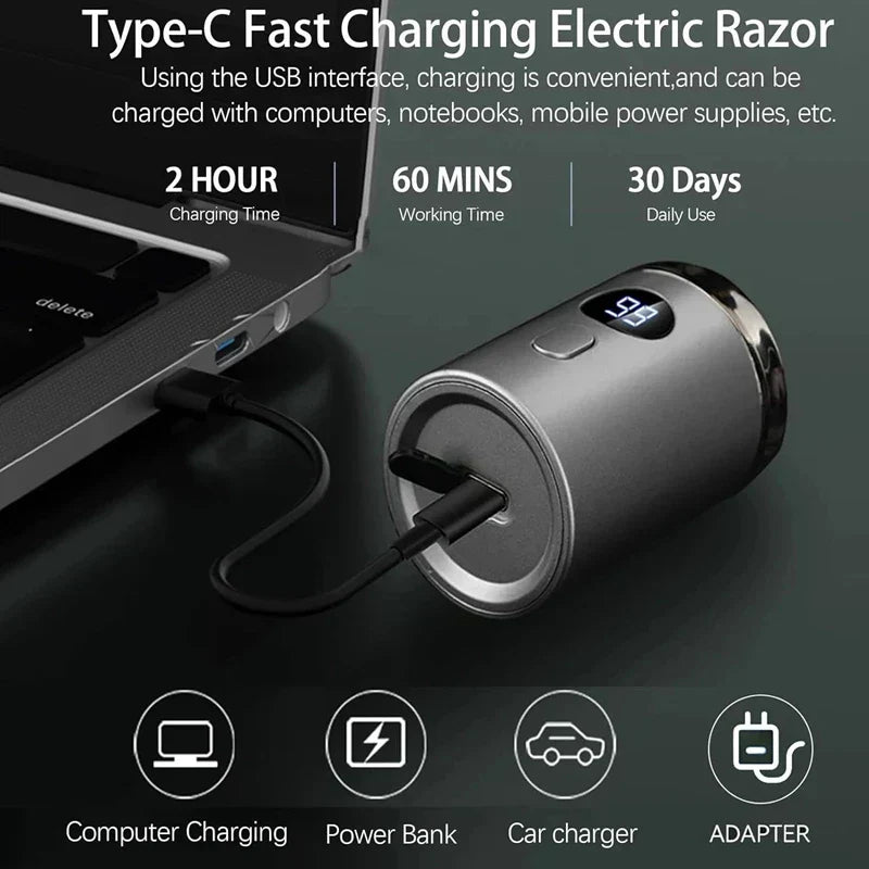 TrimTech Pocket Shaver | Compact and powerful electric shaver for a smooth skin on the go