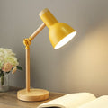 Nordic LED desk lamp made of wood