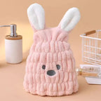 Cozy & Quick – Absorbent Bunny Ear Hair Drying Cap