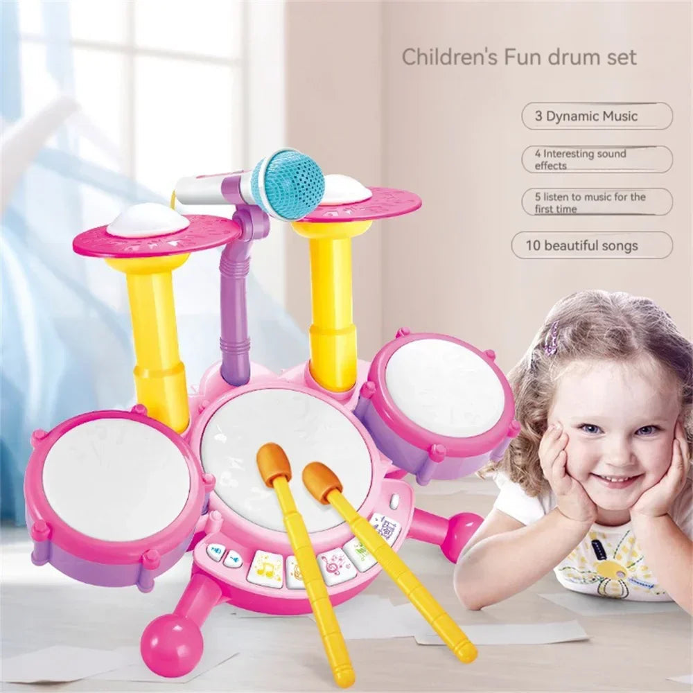 Mini Musicians Drum Set