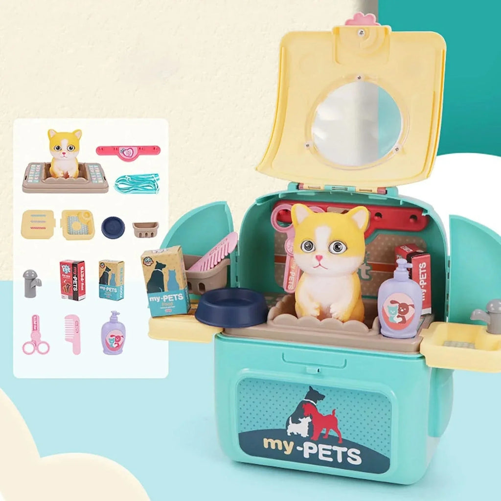 Animal care set for children with learning fun