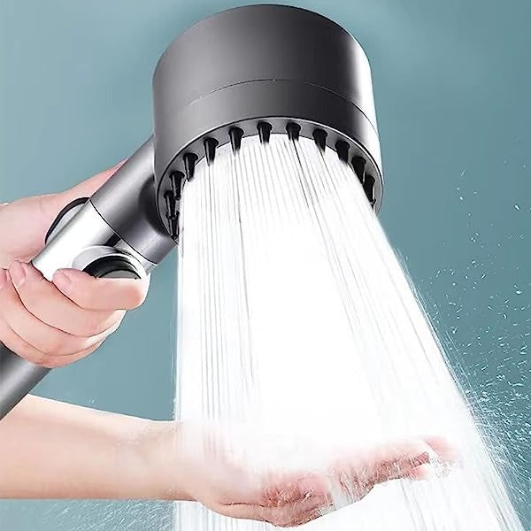 High-Pressure Shower Head with Microhole Water-Saving Plate