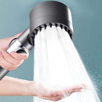 High-Pressure Shower Head with Microhole Water-Saving Plate