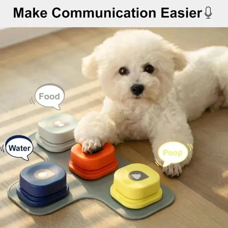 Interactive Communication Buttons for Dogs with Recording Function