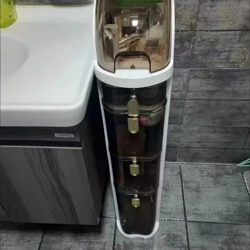 Rolling Bathroom Cabinet
