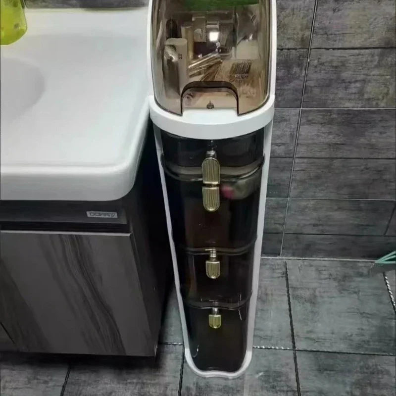 BathroomBliss Rolling Cabinet | Space-saving bathroom solution with wheels for easy moving