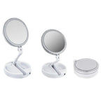 LED Folding Vanity Mirror