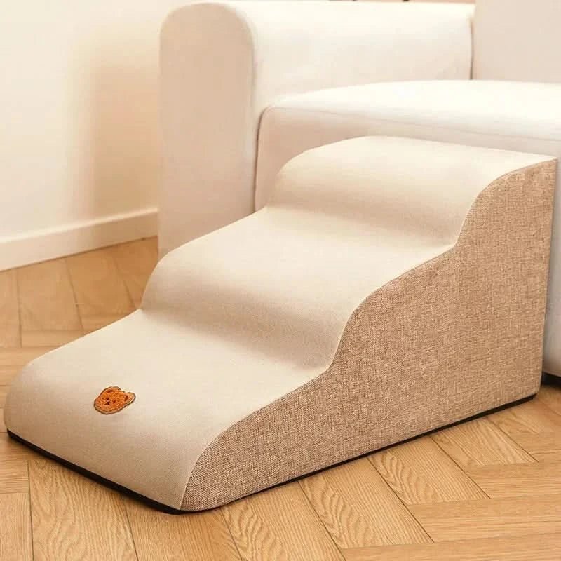 Stylish pet stairs for safe ascent