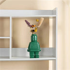 Lego-Vase made of ceramic
