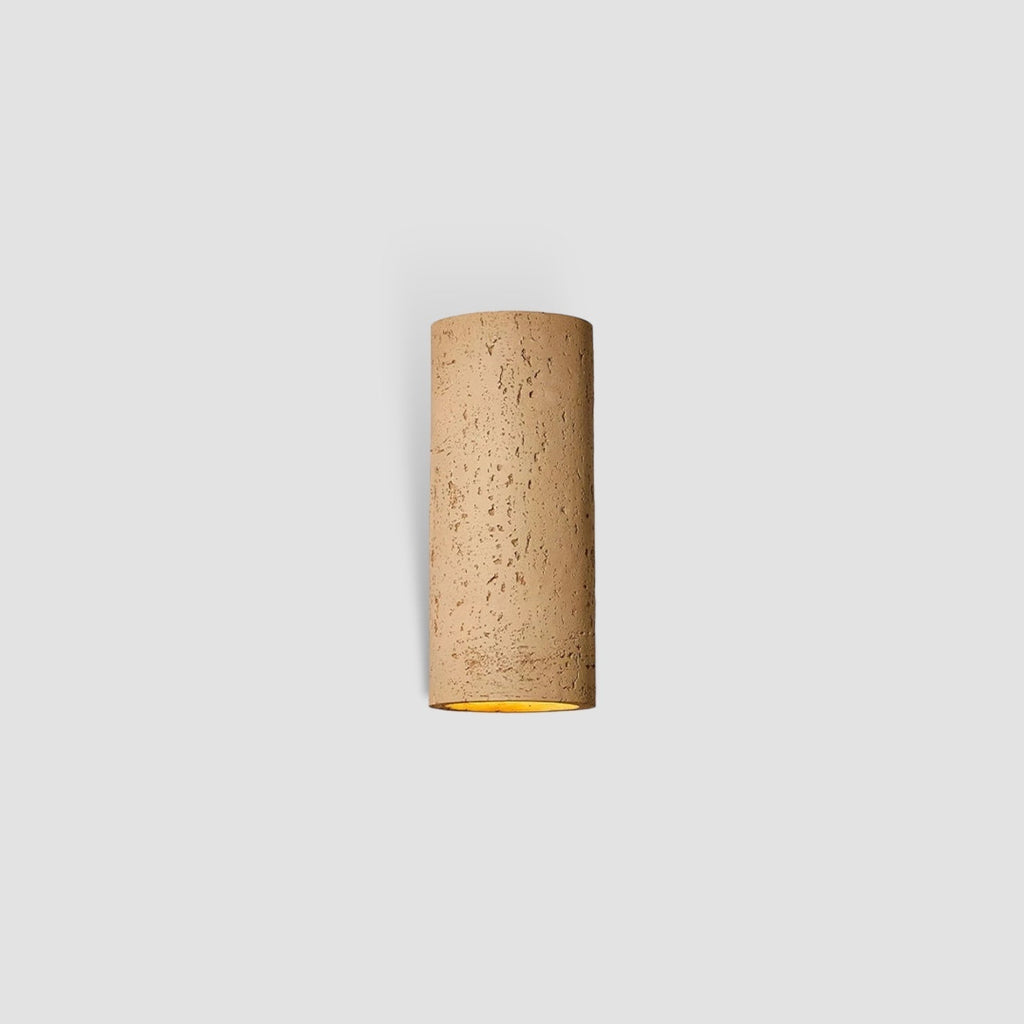 Industrial Wall Lamp with Cement Finish