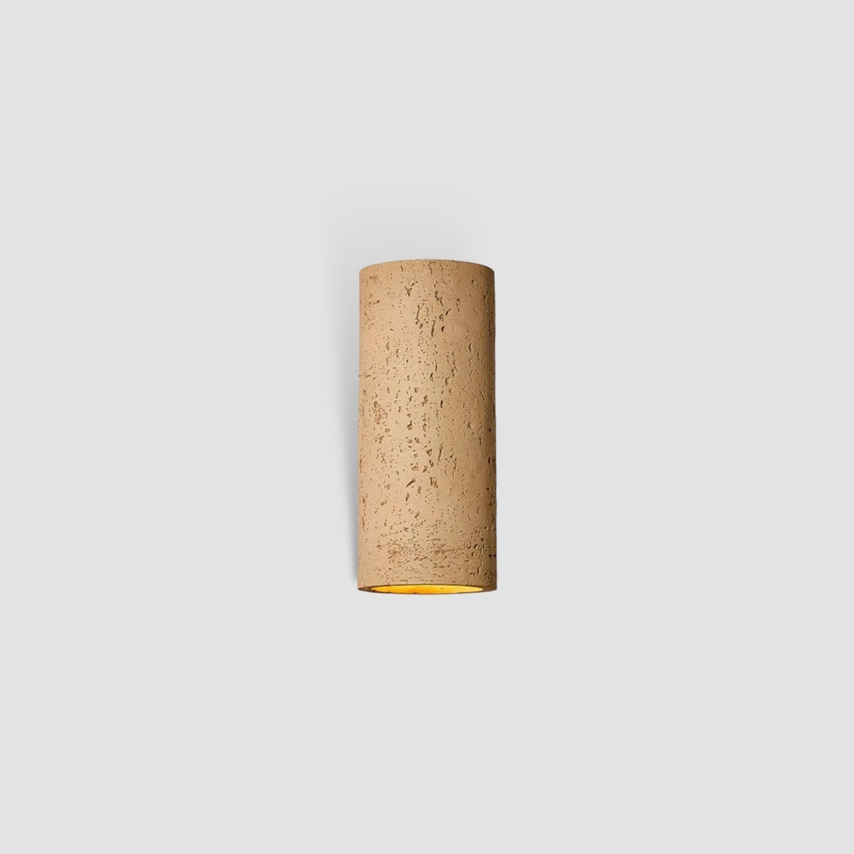 Industrial Wall Lamp with Cement Finish
