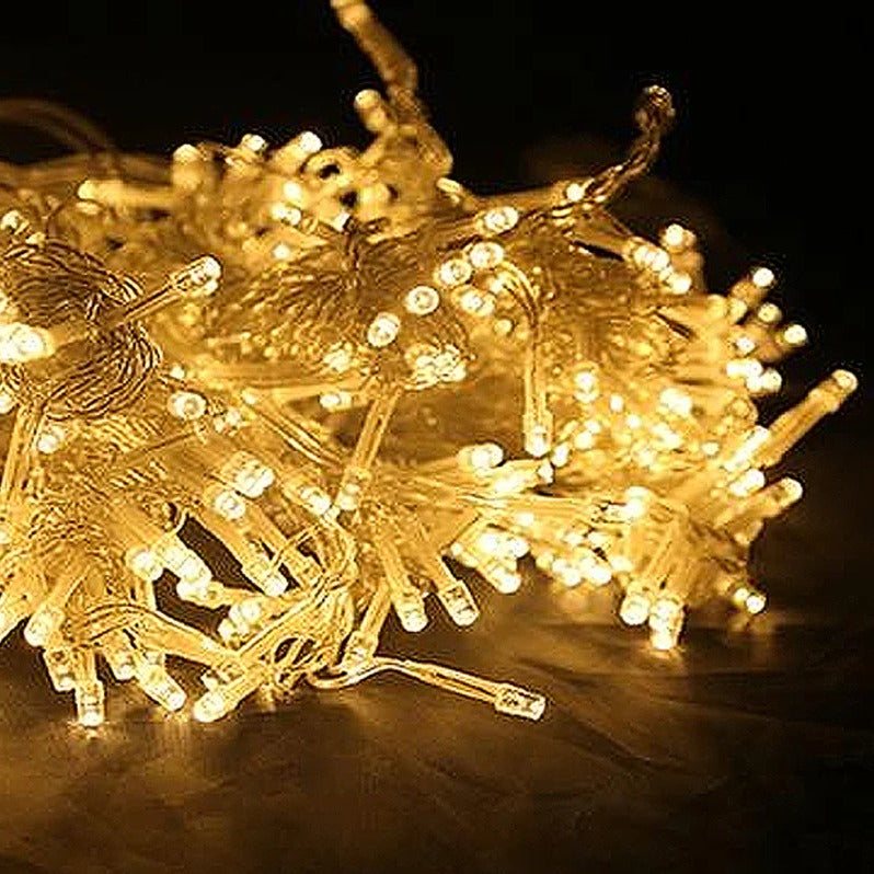 300-LED Warm White String Curtain Light, 10ft. length