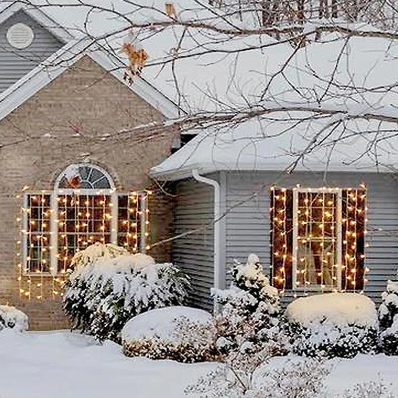 300-LED Warm White String Curtain Light, 10ft. length