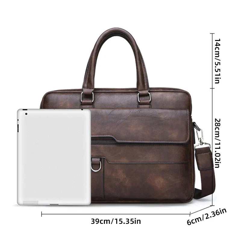 Benedicto – Stylish Genuine Leather Shoulder Bag for Men | Classic Crossbody Satchel for Daily Use