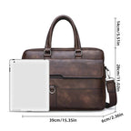 Benedicto – Stylish Genuine Leather Shoulder Bag for Men | Classic Crossbody Satchel for Daily Use