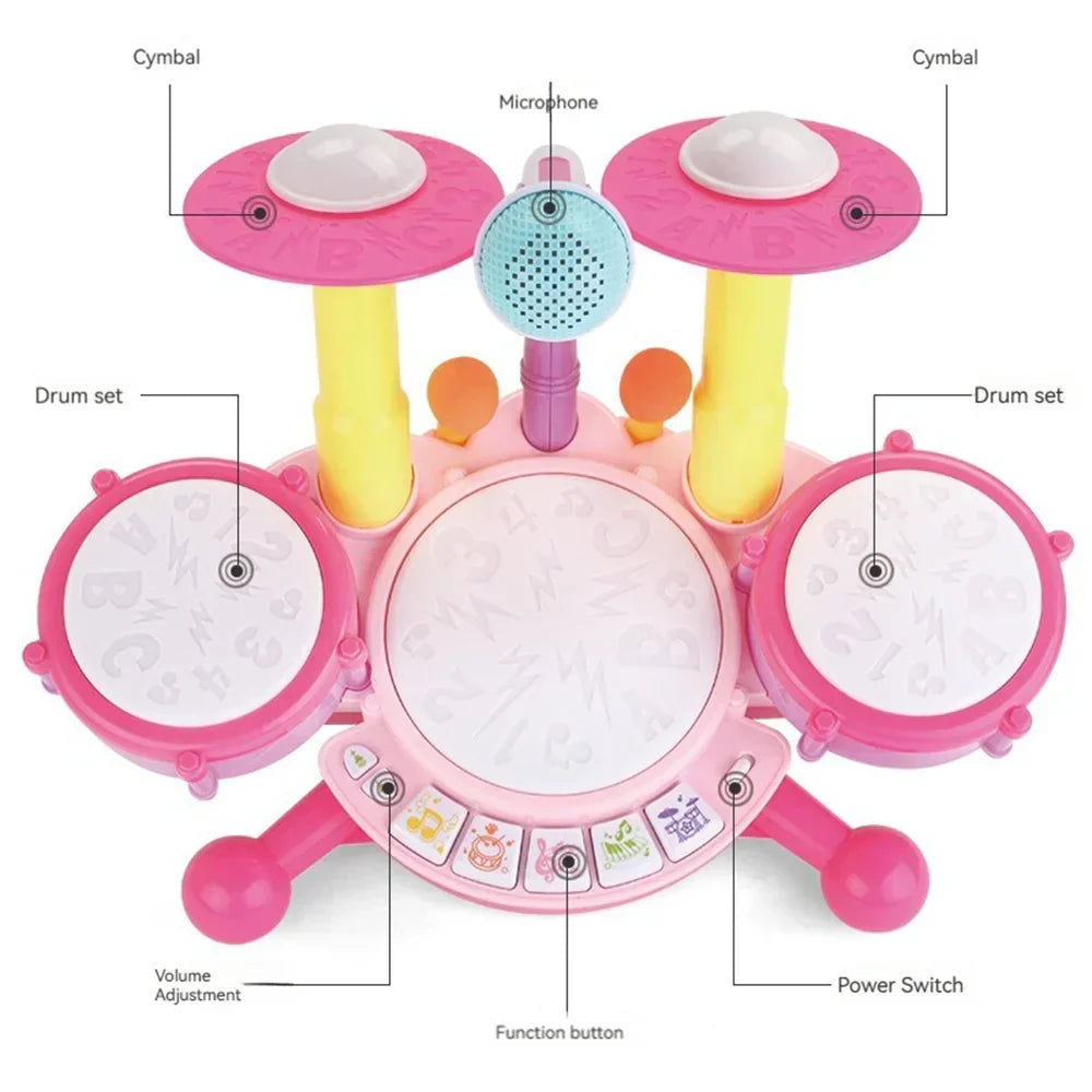 Mini Musicians Drum Set