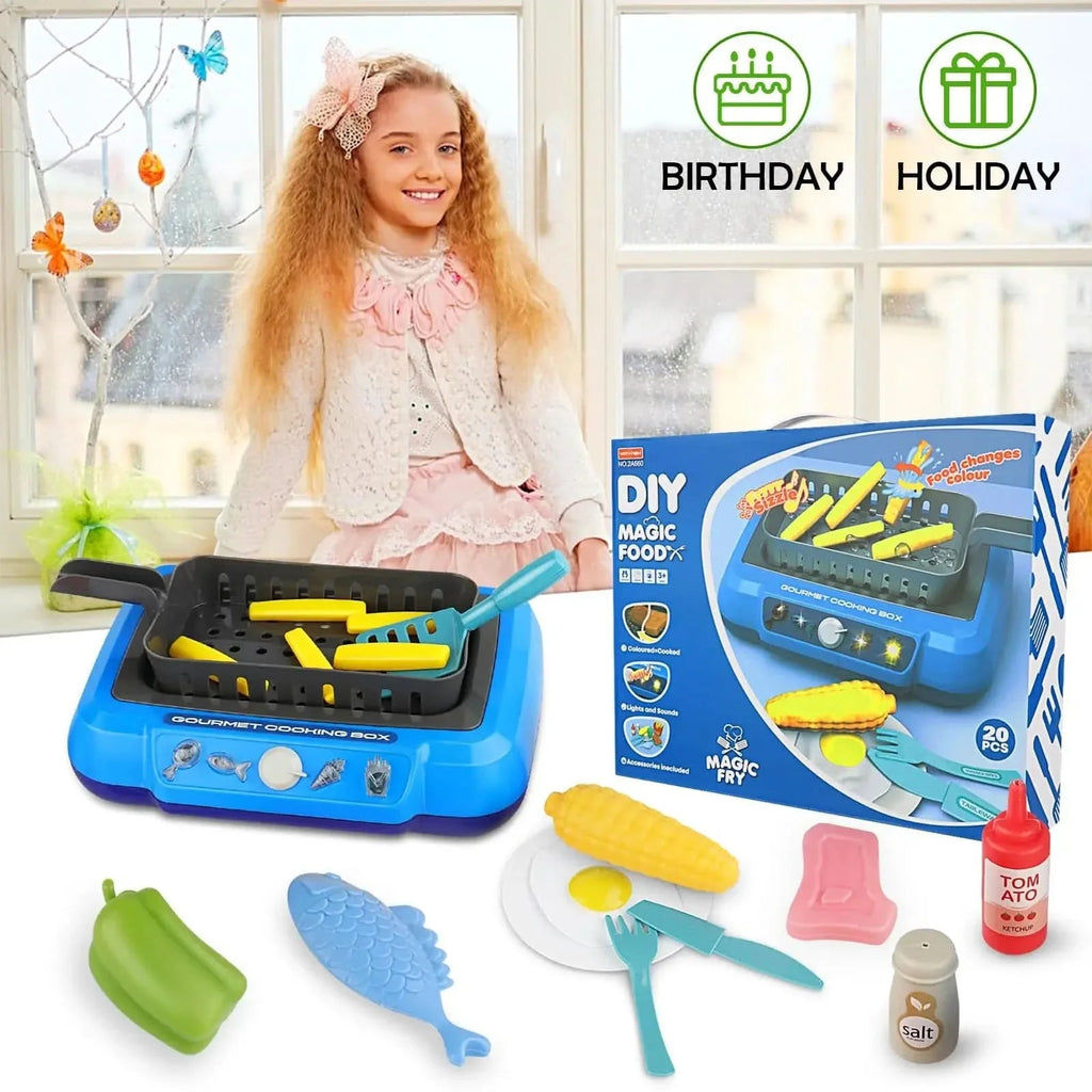 Play kitchen set for imaginative cooking