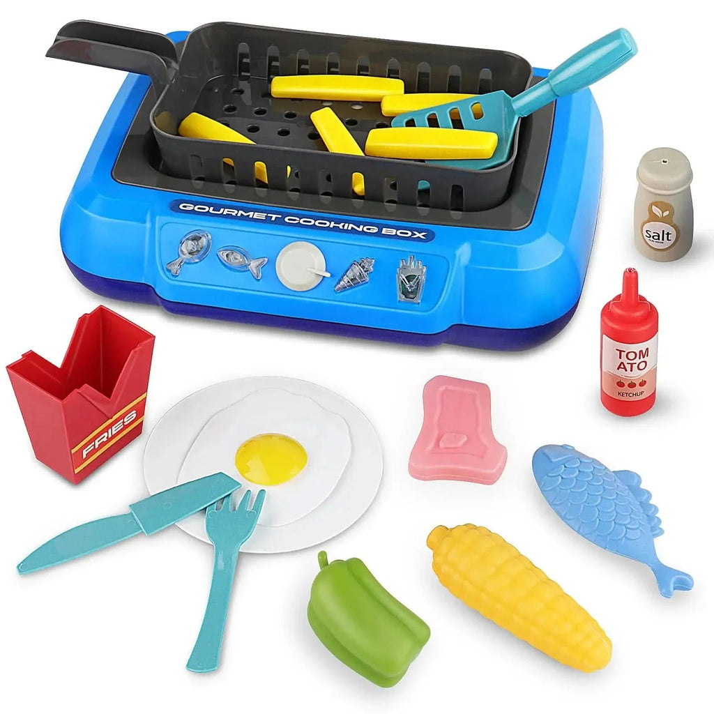Colorful Children's Kitchen Set with Accessories for Imaginative Role Play