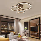 LED Ceiling Light with Decorative Rings 55x50cm - 32W