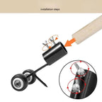 Back-friendly weed remover with ergonomic design