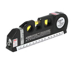 in-1 Tool – Laser Level with Ruler, Level, and Protractor