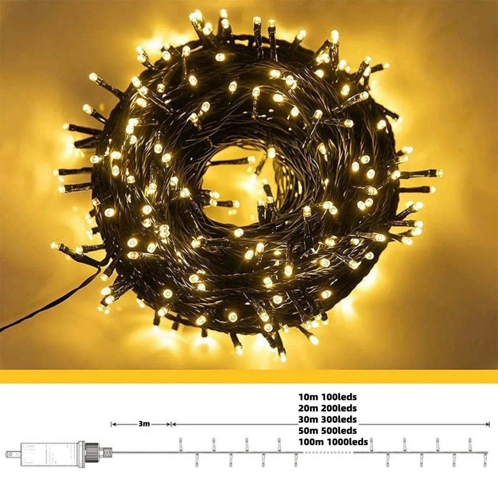 Christmas Delight - Magical LED Curtain Lights for Outdoor