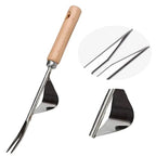 Precise weed remover with ergonomic handle for easy use