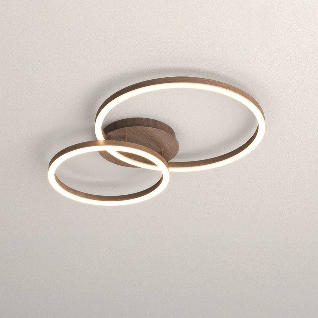 LED Ceiling Light with Decorative Rings 55x50cm - 32W