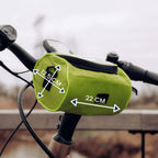 Waterproof Bicycle Bag with Phone Window – Adjustable Handlebar Bag