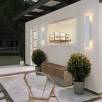 Outdoor Aluminum LED Wall Light with Weather-Resistant Design