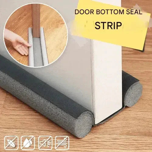 Adjustable Door Stopper – Seals gaps to block dust and pests