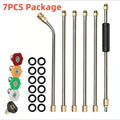Telescoping Pressure Washer Wand | 24 ft Reach | Brass & Stainless Steel | 4000 PSI Rated