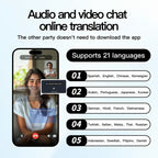 Smart Translation Glasses | AI Real-Time Voice Translator | Bluetooth 5.4 with Open-Ear Speakers