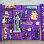 Halloween Crystal Advent Calendar | 31-Day Countdown Box | Healing Stone Collection