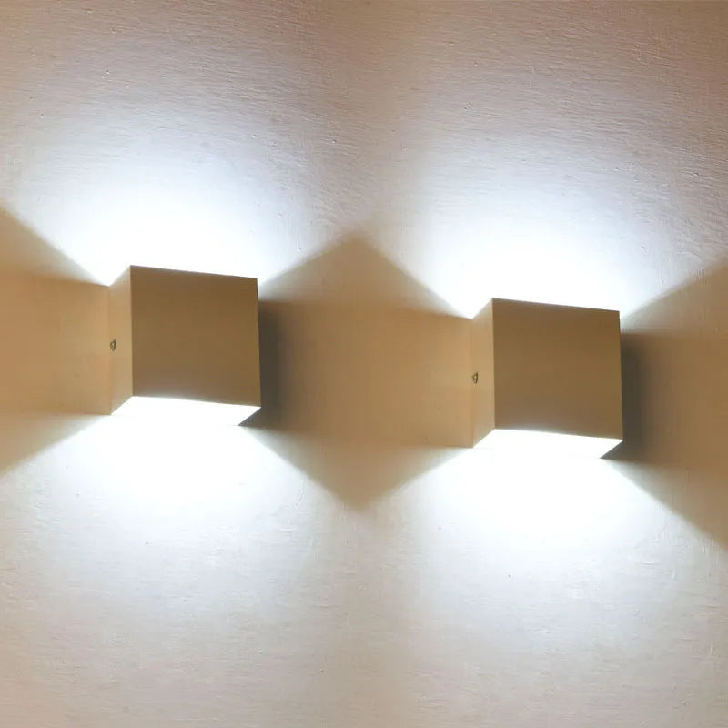 Wall Light Modern Black Aluminium LED Sconce