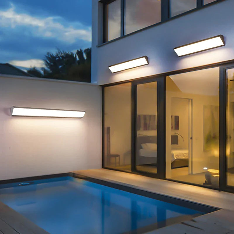 Outdoor LED Wall Light, IP65 Weather Resistant Aluminum Design