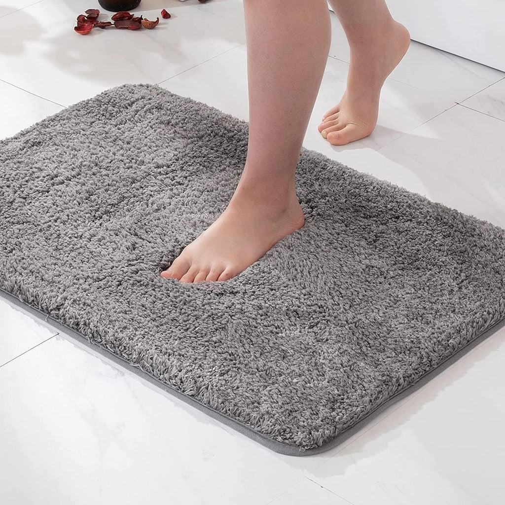 Non-slip Bath Mat Quick-drying Microfiber 50 x 80 cm Luxury Comfort Safety