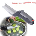 2 in 1 Scissors with Cutting Board