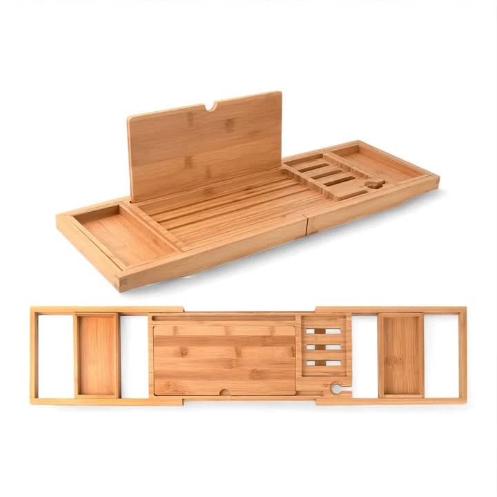 BambooBliss – extendable bath caddy