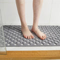 Non-Slip Shower Mat with Suction Cups and Drainage Holes, PVC and TPE