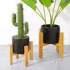 BambooElevate Plant Stand made of bamboo wood | Adjustable & Stable | Perfect for indoors