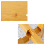 BambooElevate Plant Stand made of bamboo wood | Adjustable & Stable | Perfect for indoors