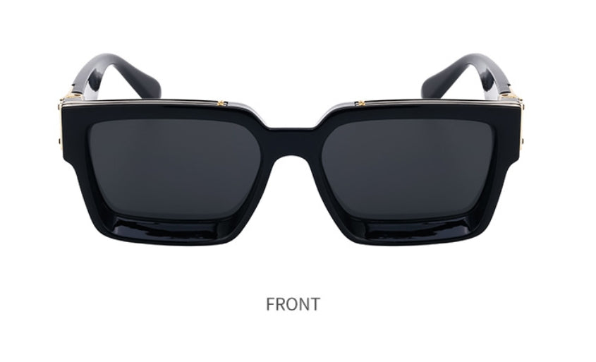Black Square UV Protection Sunglasses