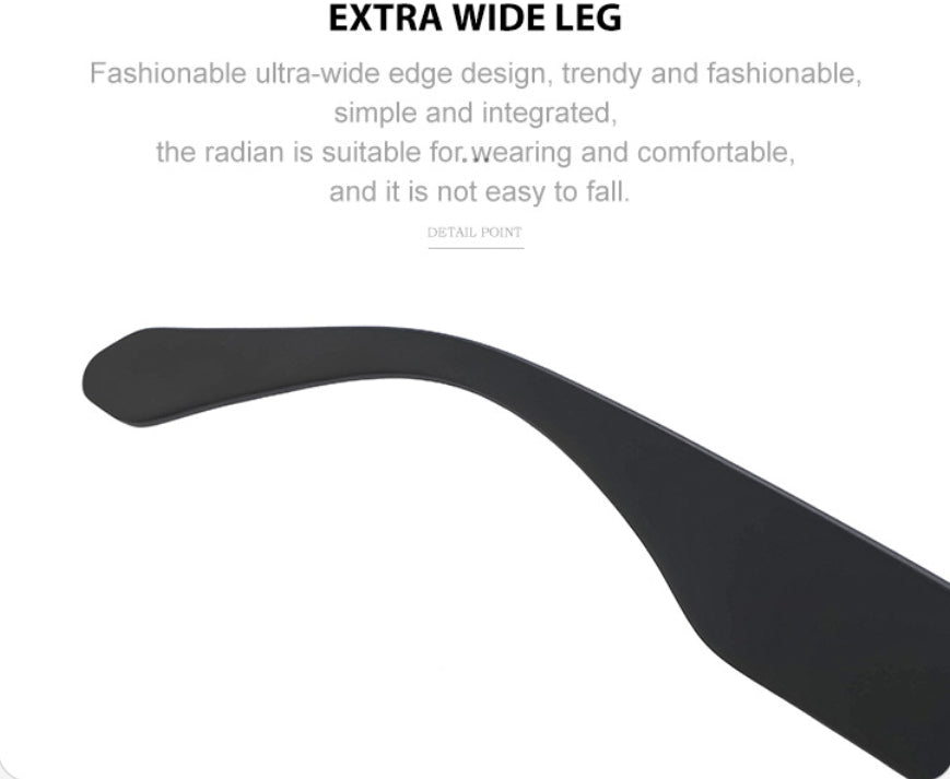Black Square UV Protection Sunglasses