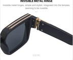 Black Square UV Protection Sunglasses