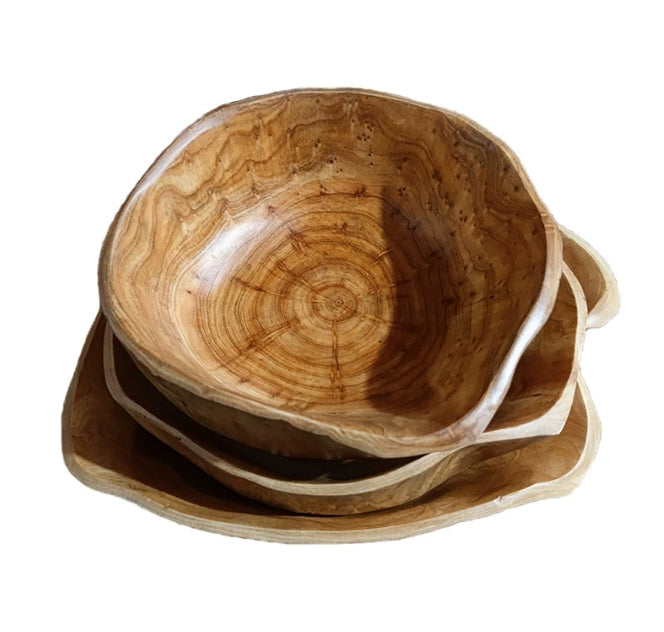 Teak Root Wood Decorative Bowl 30cm