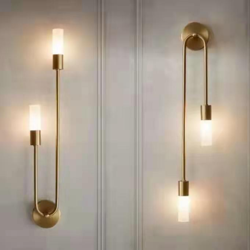 Wall Lights Modern Metal Twin Tube Design