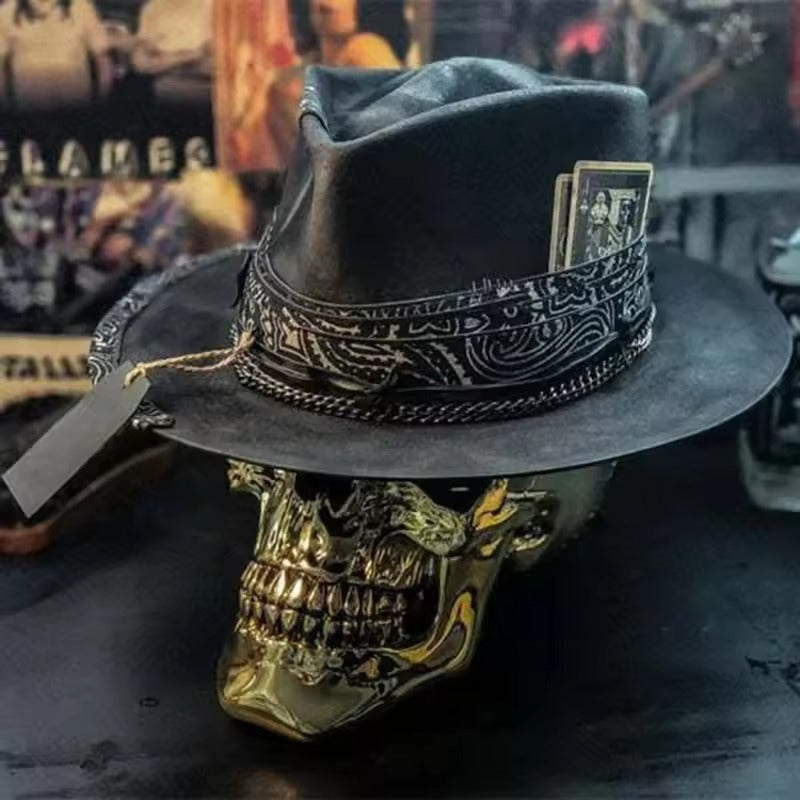 Artisan Skull Hat – Handmade Beanie with Skull Print for Unique Streetstyle